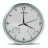 Ceas de perete ESPERANZA Clock Wall Esperanza LYON  EHC016W WHITE,  25 cm, plastic frame, Quiet movement, hook for easy installation, Measurements: temperature and humidity, P