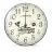 Ceas de perete ESPERANZA Clock Wall Esperanza LAUSANNE  EHC018L White,  30 cm, (text: Have Awesome Day), plastic frame, Quiet movement, hook for easy installation, Power: 1x AA battery (not included)