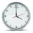 Настенные часы ESPERANZA Clock Wall Esperanza DETROIT  EHC009W White,  30 cm, Aluminium frame, Quiet movement, hook for easy installation, Power: 1x AA battery (not included)