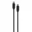 Cablu Cablexpert Retail Box Cable Type-C/Type-C, CM/CM,  1.8 m, Cablexpert Cotton Braided Black, CCDB-mUSB2B-CMCM-6