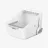 Диспенсер Petkit Petkit Pura Cat Litter Box, semi-open low-level entrance litter tray, built-in odour eliminator, 507*374*350mm, white