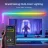 Smart lamp GOVEE WALL LAMPS GLIDE RGBIC WALL LIGHT (6+1), Wi-Fi + BT, Multicolor, Diffused RGBIC Light Effects, No Hub Required, Flexible Installation, 40+ Stunning Scene Modes & Music Modes, Customizable Design Layout, App, Control Box, Voice Control