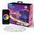 Внутренняя светодиодная лента GOVEE Light Strip  GOVEE RGBIC S LED Strip Light 5m, Protective Coating, Smart Wi-Fi Light Strip, Matter Compatible, Multicolor, Zonal Color Control, App, Control Box, Voice Control, No Hub Required, 3M Peel-and-Stick, Flexible Installation, Cuttable, 11 M