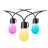 Outdoor smart lights GOVEE RGBIC SMART OUTDOOR STRING LIGHTS 15M, 15 Light Bulbs, Wi-Fi + BT, App, Multicolor / Warm White, DIY Mode, Timer + Schedule, Waterproof - Bulb String Light: IP65 / Control Box: IPX5 / Adapter: IPX0, Voice Control, No Hub