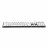 Tastatura GEMBIRD Keyboard Gembird KB-CH-01, Full size, Chocolate type, Silent, Spill-resistant, 1.8m, USB, EN, Black/White
