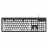 Tastatura GEMBIRD Keyboard Gembird KB-CH-01, Full size, Chocolate type, Silent, Spill-resistant, 1.8m, USB, EN, Black/White
