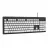 Tastatura GEMBIRD Keyboard Gembird KB-CH-01, Full size, Chocolate type, Silent, Spill-resistant, 1.8m, USB, EN, Black/White