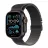 Smartwatch APPLE Apple Watch Ultra 2 GPS + Cellular, 49mm BlackTitanium Case with Black Titanium Milanese Loop - Medium, MX5U3