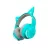 Casti cu fir si microfon EDIFIER HECATE G5BT CAT TURQUOISE / BLUETOOTH GAMING ON-EAR HEADPHONES WITH MICROPHONE, RGB, 3.5MM / BLUETOOTH V5.2, PLAYBACK TIME 20 HOURS (LIGHT ON); 36 HOURS (LIGHT OFF), CUTE DETACHABLE CAT EAR WITH HALL SENSORS, FOLDABLE DESIGN