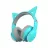 Casti cu fir si microfon EDIFIER HECATE G5BT CAT TURQUOISE / BLUETOOTH GAMING ON-EAR HEADPHONES WITH MICROPHONE, RGB, 3.5MM / BLUETOOTH V5.2, PLAYBACK TIME 20 HOURS (LIGHT ON); 36 HOURS (LIGHT OFF), CUTE DETACHABLE CAT EAR WITH HALL SENSORS, FOLDABLE DESIGN