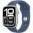 Smartwatch APPLE WATCH SERIES 10 GPS, 46MM SILVER ALUMINIUM CASE WITH DENIM SPORT BAND - M\L, MWWM3 (USA)
