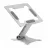 Cooling pad GEMBIRD Notebook Riser Gembird NBS-D1-03, up to 15.6'', Aluminum, Foldable, Silicone pad, up to 5kg, Height/Angle adjustment, Silver