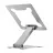 Cooling pad GEMBIRD NOTEBOOK RISER  NBS-D1-03, UP TO 15.6'', ALUMINUM, FOLDABLE, SILICONE PAD, UP TO 5KG, HEIGHT/ANGLE ADJUSTMENT, SILVER