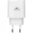 Incarcator Rivacase WALL CHARGER  PS4102 W00, 2 PORT, 20W PD USB-C + QC3.0 USB-A, WHITE