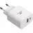 Зарядное устройство Rivacase Wall Charger Rivacase PS4102 W00, 2 port, 20W PD USB-C + QC3.0 USB-A, White