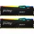 RAM KINGSTON 16GB DDR5-6000MHZ  FURY BEAST RGB (KIT OF 2X8GB) (KF560C30BBEAK2-16), CL30-36-36, 1.4V, AMD EXPO 1.0/INTEL XMP 3.0, BLACK