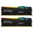 Модуль памяти KINGSTON 64GB DDR5-6400MHz Kingston FURY Beast RGB (Kit of 2x32GB) (KF564C32BBEAK2-64), CL32-39-39, 1.4V, AMD EXPO 1.0/Intel XMP 3.0, Black