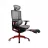 Fotoliu Gaming 1STPLAYER Gaming Chair 1STPLAYER ERGO PLAY White&Red, High tech reinforced polyester material mesh,  Reinforced steel frame, 3D armrest, soft PU-cushioned footrest, aluminum outer frame, 4 class Gaslift, 60mm noiseless PU caster, Tilt Angle Adjuster:95°-120°,1