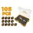 Set de surubelnite Tolsen Set 105 virfuri cu surubelnita