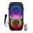 Boxa ESPERANZA Esperanza SINGER EP156, Bluetooth Portable Speaker, power: 20W, Black, RGB LED lighting, Built-in FM Radio, Bluetooth profiles: A2DP, AVRCP, HFP, HSP, Bluetooth version: 5.0, Built in USB port and TFT (microSD) card slot for MP3/MP4 playing, AUX, Mic