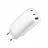 Încarcator GEMBIRD 3-PORT 65 W GAN USB-C/USB-A FAST CHARGER, WHITE, TA-UC-PDQC65-01-W