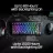 Gaming keyboard HyperX ALLOY RISE 75 WIRELESS RGB MECHANICAL GAMING KEYBOARD WITHOUT NUMLOCK (RU), MECHANICAL KEYS ( LINEAR SWITCHES) BACKLIGHT (RGB), TRI-MODE CONNECTIVITY (WIRED, BT, 2.4GHZ), ULTRA-CUSTOMIZABLE, HOT-SWAPPABLE KEY SWITCHES, AMBIENT LIGHT SENS