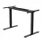 Masa de birou FLEXISPOT ADJUSTABLE DESK ET262, BLACK (CAPACITY:100KG,HEIGHT ADJ:70CM-119CM,DESK TOP WIDTH:110CM-148CM,SPEED: 25MM/S),(WITHOUT TABLE TOP) ET262-BK