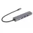 Docking station UGREEN HUB 4IN1 TYPE-C TO 3XUSB+RJ45+TYPE-C(PD 100W) CM475, SPACE GREY