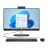 PC All-in-One HP ALL-IN-ONE PC - 27”  AIO 27-CR0031CI 27” FHD IPS NON-TOUCH, INTEL CORE I5-1335U, 1X8GB DDR4, 512GB M.2 PCIE NVME SSD, INTEL INTERNAL GRAPHICS, CR, HD CAM, WIFI6 2X2 + BT5, HDMI, LAN, KBD AND MOUSE BLACK WIRELESS 510SP, FREEDOS, JET BLACK.