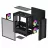 Корпус без БП DEEPCOOL ”CC360 ARGB” MICRO-ATX CASE, WITH SIDE-WINDOW (TEMPERED GLASS SIDEPANEL) MAGNETIC, WITHOUT PSU, PRE-INSTALLED: REAR 1X120MM ARGB FAN, FRONT: 2X120MM ARGB FANS, MAGNETIC DUST FILTERS, QUICK-RELEASE SSD MOUNTING,2X3.5” BAYS/3X2.5” BAYS, 1XUSB3