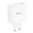 Зарядное устройство Hoco USB Charger  HOCO N30 Glory Three-port, 2 x USB-C + 1 x USB, USB-C 1/2: up to 65W, USB-A: up to 18W, up to PD65W / QC3.0, GaN, White