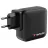 Încarcator VERBATIM USB CHARGER  MINI GAN CHARGER 165W, 4 OUTPUT PORTS: 1 X USB-C® PD 140W, 1 X USB-C PD 100W, 1 X USB-C PD 65W AND 1 X USB-A QC 3.0, US PLUG WITH EU AND UK ADAPTORS, FIREPROOF MATERIAL, BLACK