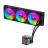 Cooler universal GAMEMAX AIO Liquid Cooling Gamemax "IceBurg 360 Infinity" (≤32 dB(A), 62.82CFM, 3x120mm, ARGB, Dsplay. TDP 300W)