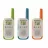Radiotelefon MOTOROLA Motorola TALKABOUT T42, Triple Pack, 16 Channels, 4km Green/Blue/Orange-White