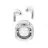 Наушники с микрофоном Charome Charome A23 Floating Spaceship BT Wireless Earphone, Transparent White