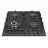 Варочная газовая панель TORNADO H59-4006 MATT GL Eco BL, Black