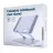 Cooling pad GEMBIRD NOTEBOOK RISER  NBS-D1-04, UP TO 15.6'', ALUMINUM, FOLDABLE, SILICONE PAD, UP TO 10KG, HEIGHT/ANGLE ADJUSTMENT, SILVER