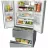 Frigider Hisense RF632N4WIE1, 485 l, Metal Cooling, Multi Air Flow, Super Freeze, Super Cool, 200cm, Inox
