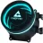Кулер универсальный CHIEFTEC Chieftec Iceberg 360 A-RGB Multi Compatible All-In-One CPU Water Cooler, Intel 1851/1700/1200/115X AMD AM5, AM4, Pump: 1800–2700rpm, 3x120mm A-RGB Fan 500–2200rpm, Airflow 64.72 cfm, Fluid Dynamic Bearing, CLC-360-RGB