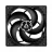 Вентилятор для корпуса ARCTIC Case/CPU FAN Arctic P14 PWM PST CO, Pressure-optimised Fan with PWM PST, Black/Black, 140x140x27 mm, 4-Pin-Connector + 4-Pin-Socket, Dual Ball Bearing, 200-1700rpm, Noise 0.3 Sone, 72.8 CFM (123.8 m3/h) (ACFAN00126A)