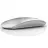 Mouse wireless Uiosmuph Uiosmuph Mouse Wireless Slim Rechargeable Silent Silver