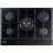 Plita incorporabila cu gaz MPM 70-GMH-21, Black