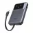 Power Bank UGREEN POWER BANK WITH CABLES TYPE-C, 10000MAH ,30W UNO SERIES, SPACE GRAY 35603B