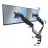 Suport pentru monitor ESPERANZA Arm for 2 monitor 10"-27"  Esperanza MACHE ERW020, Adjustable desk display mounting arm, Gas spring Max load: 2x6 kg, VESA 75/100 mm, Tilt adjustment (up/down): +/-80o, Right/left adjustment: +90o/-90o, Monitor height adjustment: 0-400 mm, Screen rot