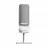 Микрофон NZXT Microphones NZXT Capsule Elite, 25mm, Cardioid, Integrated Pop Filter, Metal stand, On-Mic Controls, 120db, 24-bit, 192kHz, RGB, USB, White