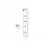 Prelungitor Yesido Yesido Power Socket 2M, 4 Ports, USB-C Max 15W,USB-A Max 12W, USB-C +USB-A = Max 15W MC20, White