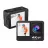 Camera de actiune Ausek AUSEK WiFi action camera with dual color screen, 16MP, 4k/30fps, 900mAh, Black AT-Q60AR