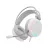 Casti cu fir Genesis HEADSET NEON 613 WITH MICROPHONE STEREO, RGB, WHITE