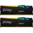 Модуль памяти KINGSTON 16GB (Kit of 2*8GB) DDR5-6000  Kingston FURY® Beast DDR5 RGB EXPO, PC48000, CL36, 1Rx8, 1.4V, Auto-overclocking, Asymmetric BLACK Large heat spreader, Dynamic RGB effects featuring Fury Infrared Sync technology, AMD® EXPO v1.0 and Intel® Extreme Memo