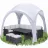 Батут THUNDER Trambulina de gradina pentru copii, Jumi, 244 cm (8Ft), cu plasa de protectie interioara, Negru